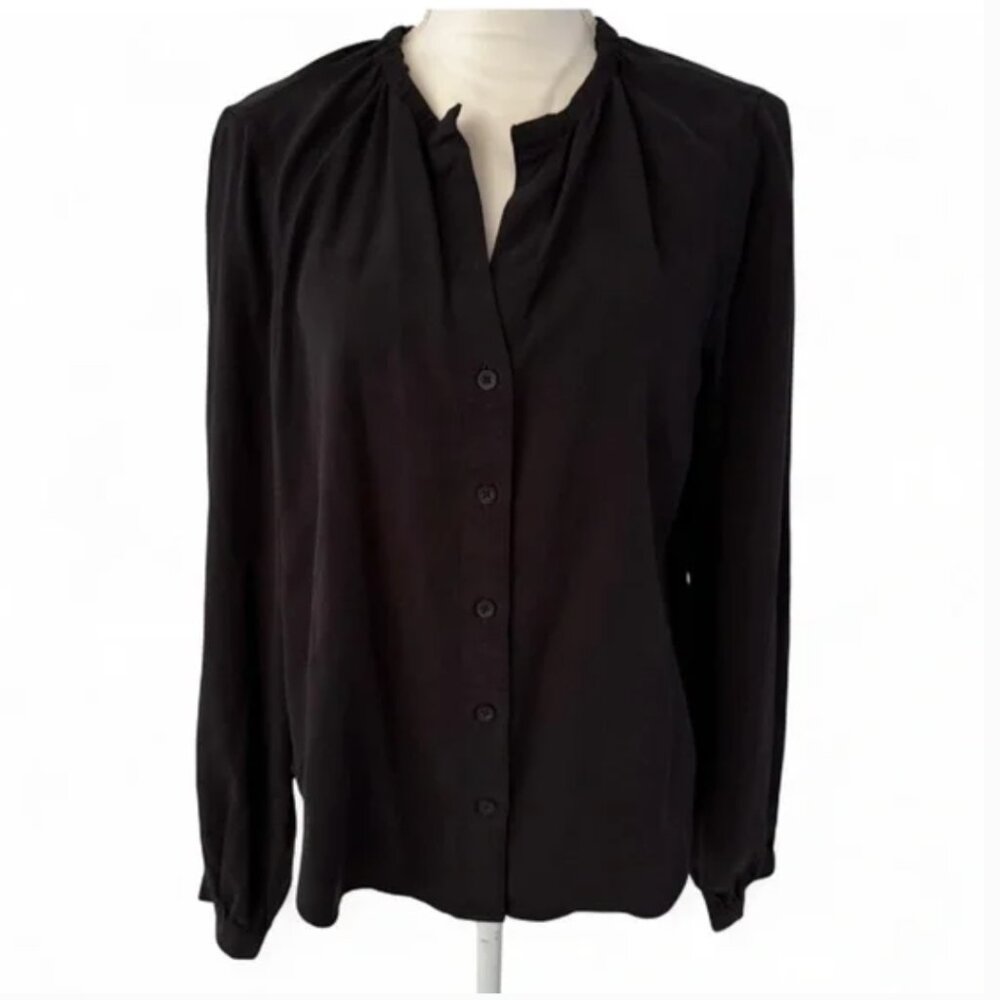 Cloth & Stone Black Button Down Size M